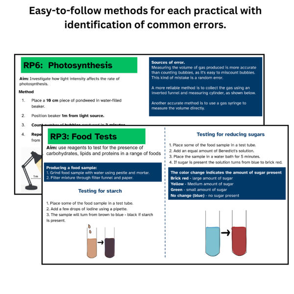 preview of biology paper 1 practical methods
